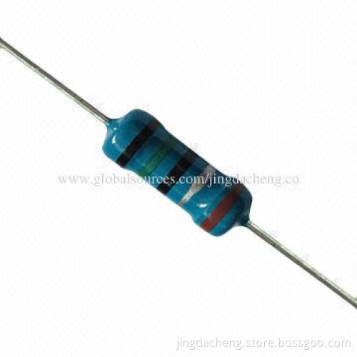Metal Film Resistor with 0.1/1/2/5% Tolerance, withstand Short-time Pulse